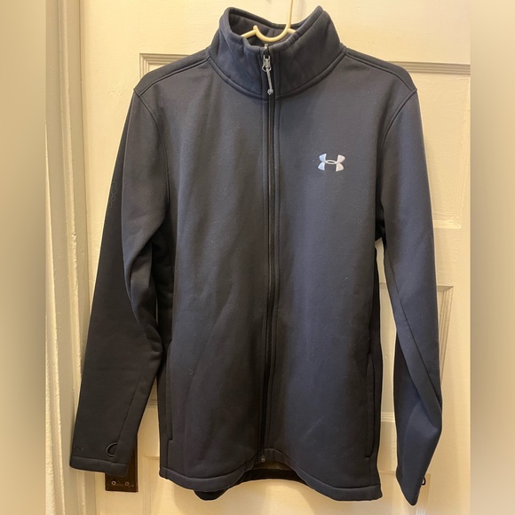 Under Armour ColdGear Black Fleece Jacket - Picture 1 of 5